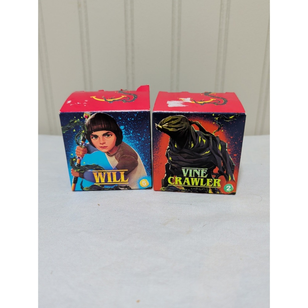 McDonald's Stranger Things Tales From 85 Will Byers 5 & Vine Crawler 2 Toy Lot